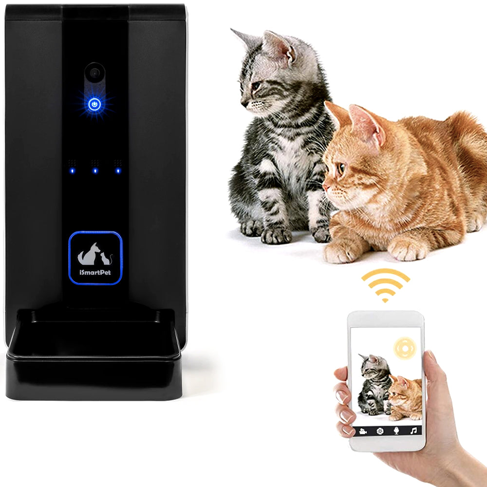 WOpet WiFi Automatic Cat Feeder with Camera