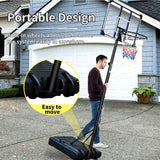 5.4-10ft Portable Basketball Hoop Goal System For Indoor Outdoor