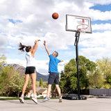 5.4-10ft Portable Basketball Hoop Goal System For Indoor Outdoor