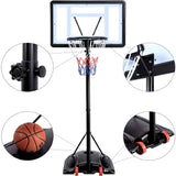 5.4-10ft Portable Basketball Hoop Goal System For Indoor Outdoor