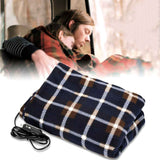 12V Electric Heated Blanket Warming Throw For Car RV Truck Travel 44"x60"