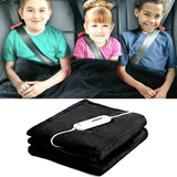 12V Electric Heated Blanket Warming Throw For Car RV Truck Travel 44"x60"