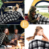 12V Electric Heated Blanket Warming Throw For Car RV Truck Travel 44"x60"