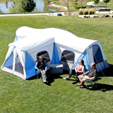 Large Cabin Tent - Family 3 Rooms Big Tent For Camping With 3 Entrances