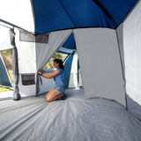 Large Cabin Tent - Family 3 Rooms Big Tent For Camping With 3 Entrances