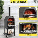 Outdoor Wood Pizza Ovens - Portable Backyard Wood Fired Pizza Oven