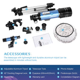 SpaceTelescope With Reflector For Beginner Astronomer