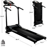 Foldable Incline Smart Treadmill For Home Indoor Fitness Cardio