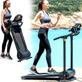 Foldable Incline Smart Treadmill For Home Indoor Fitness Cardio