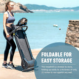 Foldable Incline Smart Treadmill For Home Indoor Fitness Cardio