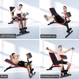 Heavy Duty Workout Weight Bench Full Body Incline Benches Press Set
