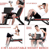 Heavy Duty Workout Weight Bench Full Body Incline Benches Press Set
