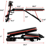 Heavy Duty Workout Weight Bench Full Body Incline Benches Press Set