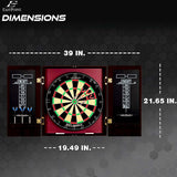 Professional Dart Set Official Size Dart Board with Cabinet And All Accessories