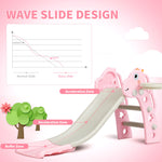 3 in 1 Slide for Kids Slide Climber Game With Basketball Hoop and Ball