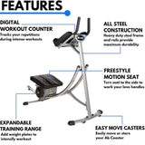 Ab Exerciser Home Ab Coaster Workout Machine For Core Fitness