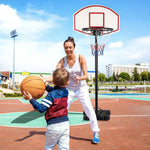 5.4-10ft Portable Basketball Hoop Goal System For Indoor Outdoor