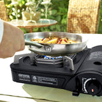 Propane Camping Stove Portable Gaz Automatic Ignition with Carrying Case