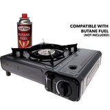 Propane Camping Stove Portable Gaz Automatic Ignition with Carrying Case