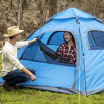 Camping Tents 4-5 Person Instant Pop Up Cold Weather Tents Rain Snow