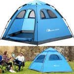 Camping Tents 4-5 Person Instant Pop Up Cold Weather Tents Rain Snow
