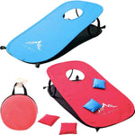 Cornhole Boards Collapsible Corn Hole Game With Carrry Case