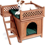 Dog House - Wooden Cat And Dog house Wood Room Indoor/Outdoor