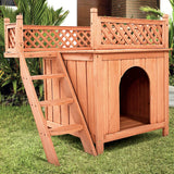 Dog House - Wooden Cat And Dog house Wood Room Indoor/Outdoor