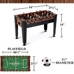 Foosball Table 54" Professional Foosball Soccer Table For Indoor & Outdoor