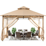 Heavy Duty Gazebo All Season Patio Metal Gazebo For Outdoor Backyard Garden