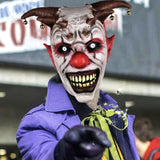 Creepy Scary Halloween Clown Mask Ideas JESTER CLOWN