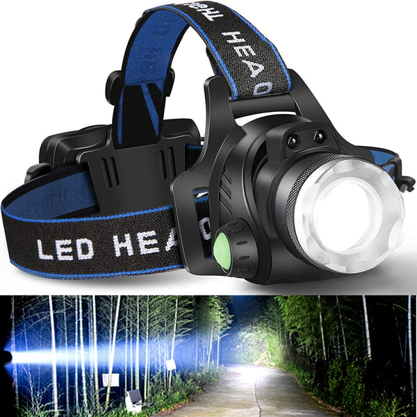 Best  Brightest Rechargeable Led Headlamp with Rechargeable Battery –  WarehousesChoice