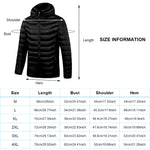 Upgraded USB Electric Red Heated Jacket Coat For Man And Woman