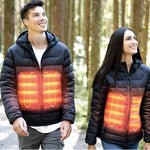Heated Jacket With Rechargeable Battery Winter Warm Coats For Men And Women