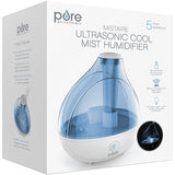Air Humidifier - Quiet Ultrasonic Mist Humidifier For Bedroom