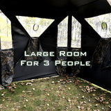 Large Portable Ground Blind Pop Up Camo Deer Duck Hunting Blinds