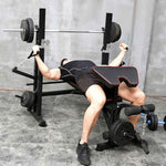 Olympic Weight Bench Press Set Home Gym Machine 1100 Lbs Workout