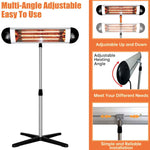 Outdoor Electric Patio Heater With Remote Control Space Heaters