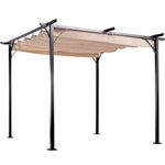Heavy Duty Pergola 10'x10' Covered Pergola With Canopy Patio Deck Backyard