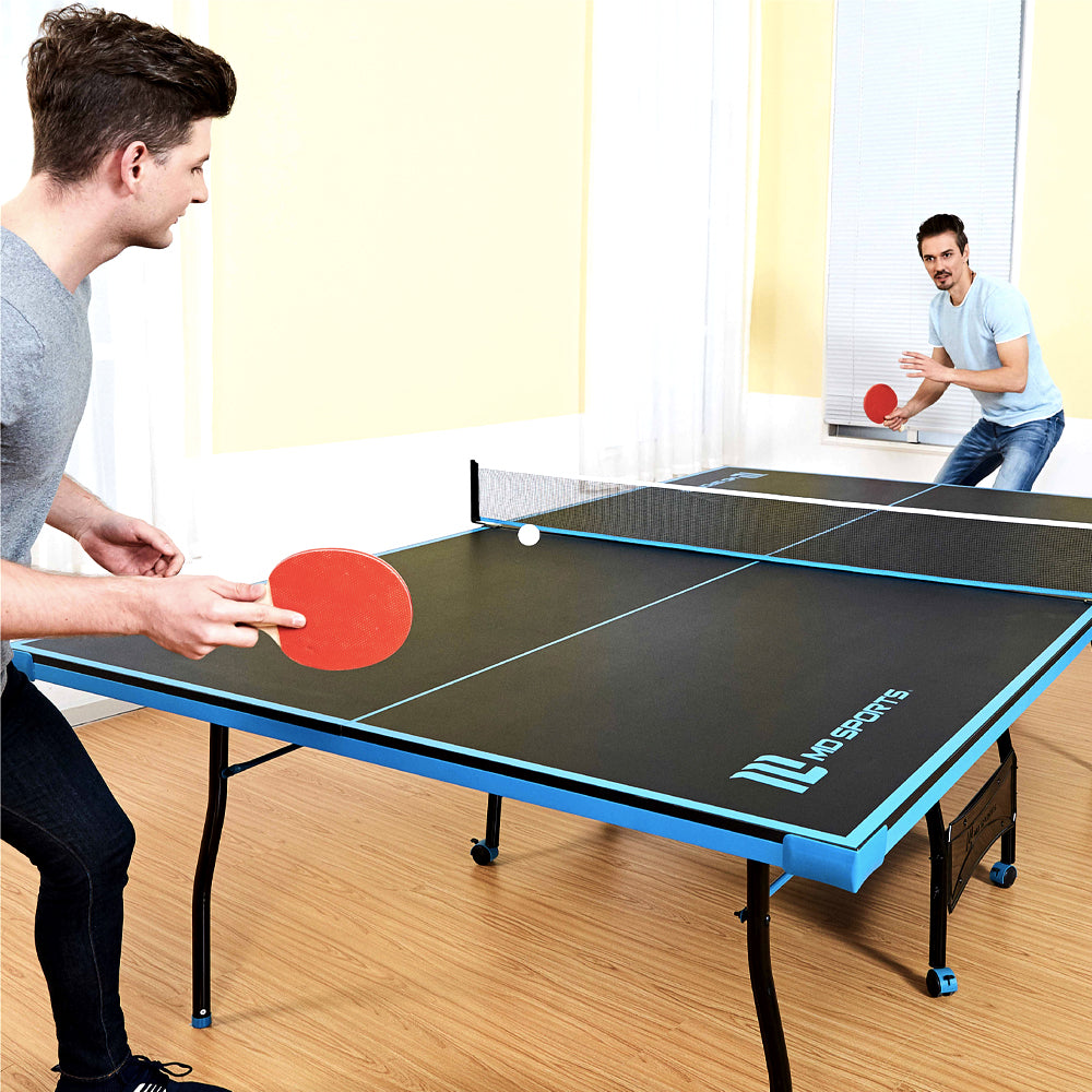 Ping Pong Table  Tennis Foldable Table, Paddles and Balls Set –  WarehousesChoice