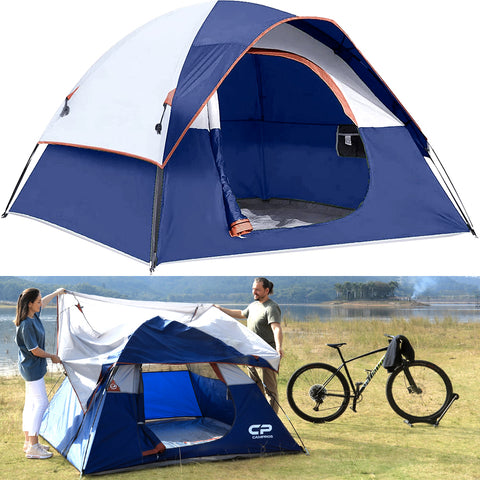 Camping Tents - Small 2-3 Person Tents Pop Up Cold Weather Rain Camp