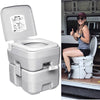 Porta Potty Portable Camping Flush Toilet Commode RV Travel - WarehousesChoice