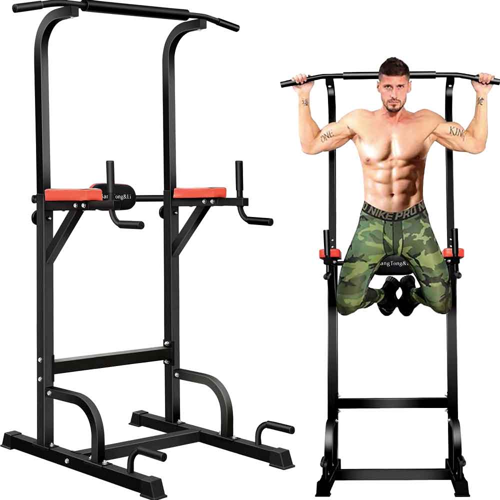 Power Rack Multi-Functional Power Tower with 4 Workout Stations ...