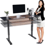Electric Height Adjustable Standing Desk  For Home Office Work Table