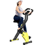 Ultra-Quiet Exercise Bike Stationary Spin Bike With Heart Rate & LCD Monitor