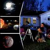 SpaceTelescope With Reflector For Beginner Astronomer