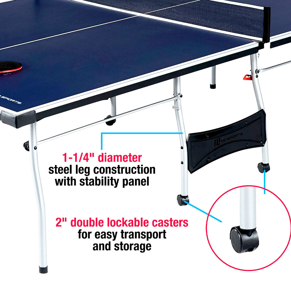 Ping Pong Table Set Official Size Tennis Table With Paddles and 