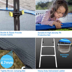 Olympic Trampoline 10-14FT With Safe Enclosure Net For Kids And Adults