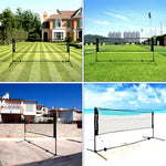 Badminton Volleyball Net Set For Outdoor Camping Beach