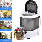 8.8 Lbs Portable Washing Machine 2 In 1 Mini Washer And Dryer